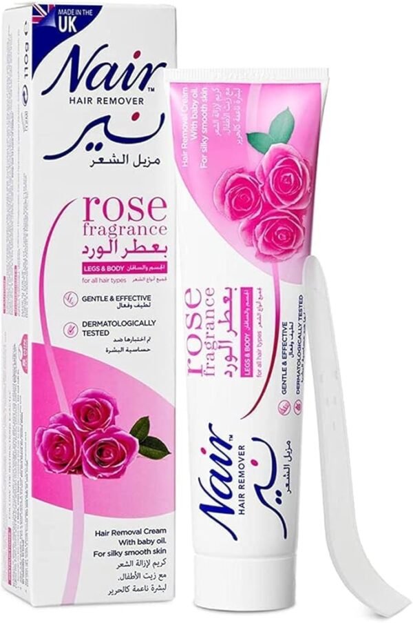 NAIR Hair remover cream-legs & body (rose fragrance) 110g