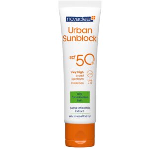 NOVACLEAR Urban sunblock SPF 50+ oily, combination skin 2*40ml