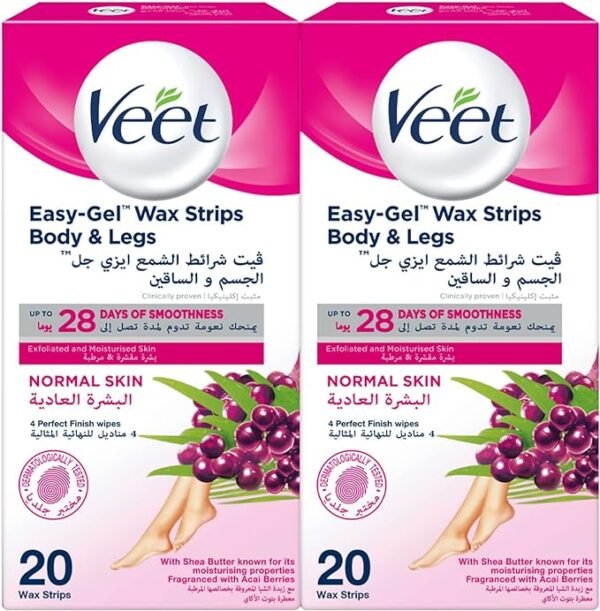 Veet Wax Strips Normal Skin 20s